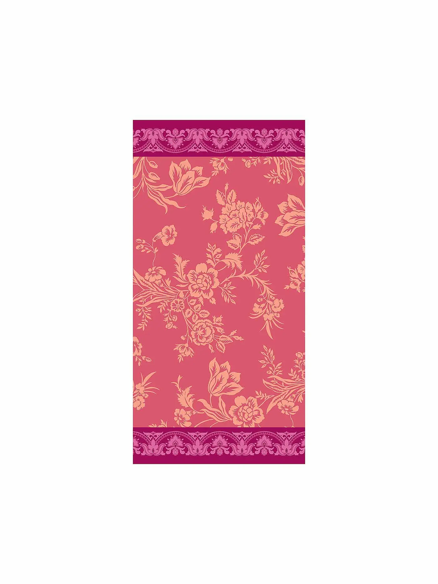 BASSETTI | Handtuch 50x100cm AGRIGENTO Coralle | 